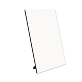 ChromaLuxe 10" x 8" Sublimation Hardboard Photo Panel w/ Kickstand - Semi Gloss White/Black Back - HeatPressNation