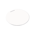 Unisub 3.5" Round Sublimation Aluminium Bag Tag - 2 Sided Semi Gloss White - HeatPressNation