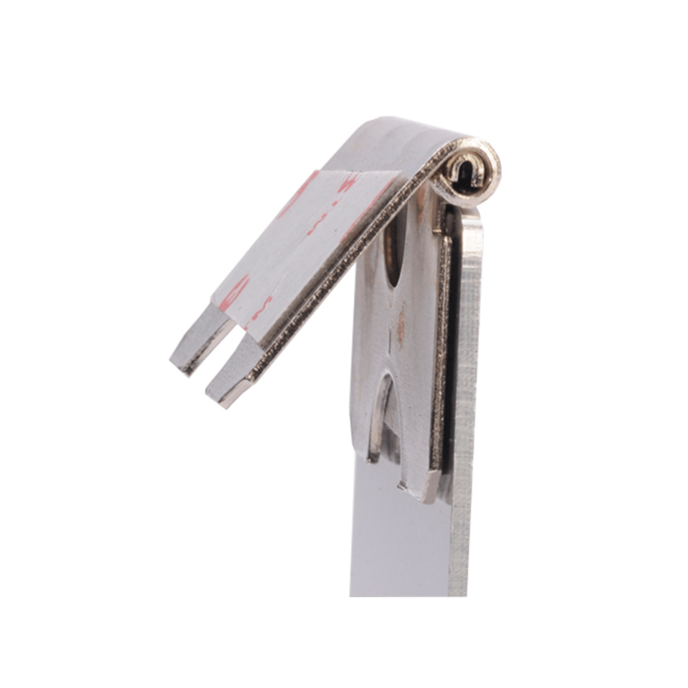 ChromaLuxe 5" x 2" Medium Metal Hinged Raw Aluminium Easel - HeatPressNation