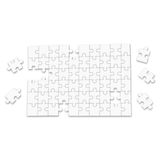 Unisub 9.84" x 6.88" Sublimation 60 piece Hardboard Puzzle - Gloss White/Raw Back - HeatPressNation