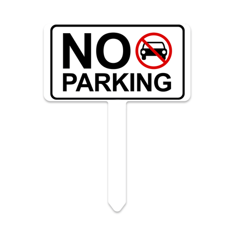 Unisub 10" x 7.75" Sublimation Outdoor Aluminium Yard Sign - Gloss White - HeatPressNation