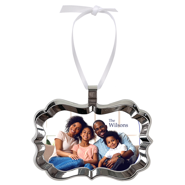 Unisub 4.33" x 2.95" Framed Benelux Sublimation Ornament - HeatPressNation