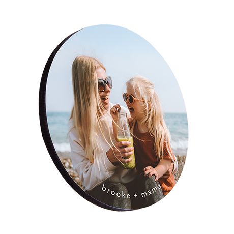 Unisub 3.75" Round Sublimation MDF Premium Coaster with Cork Back - HeatPressNation