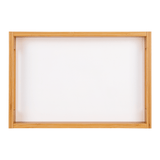 Unisub Large Modern Natural Wood Serving Tray w/ 11.31" x 17.13" Sublimatable Hardboard Insert - HeatPressNation