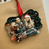 Unisub 3.95" x 2.855" Sublimation Acrylic Creative Border Ornament - Benelux - HeatPressNation