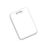 Unisub 4" x 2.75" Sublimation Acrylic Rectangle Bag Tag - HeatPressNation