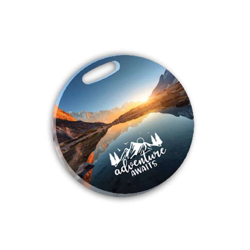 Unisub 3.5" x 3.5" Sublimation Acrylic Circle Bag Tag