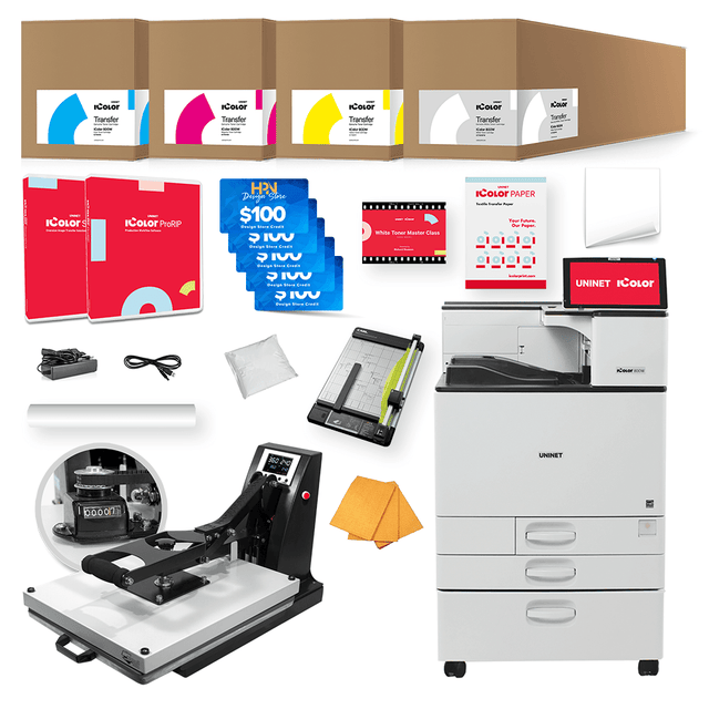 Uninet IColor 800W White Toner DTF Printer Advanced Bundle - HeatPressNation