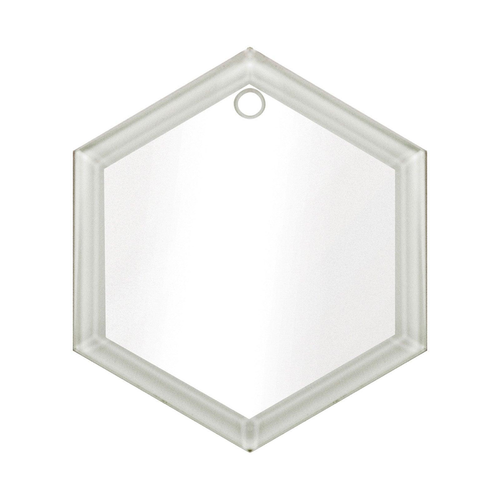 HPN SubliCraft 3" Hexagon Sublimation Glass Ornament - 192 Per Case