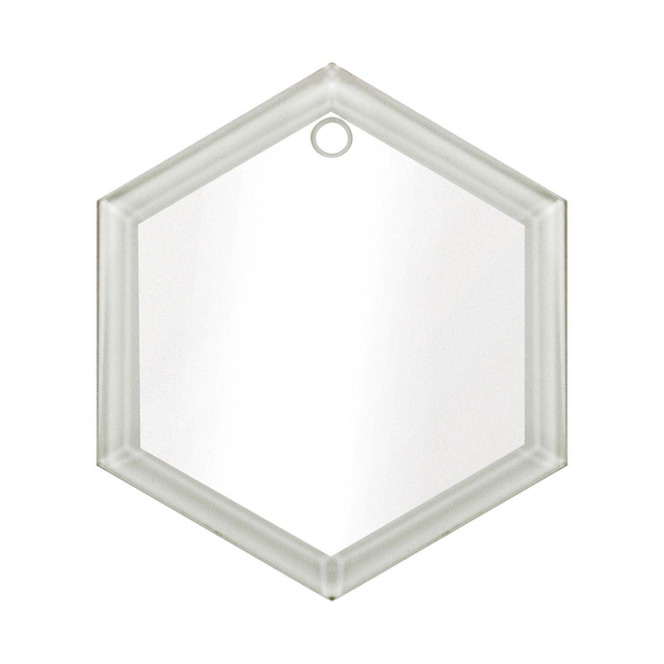 HPN SubliCraft 3" Hexagon Sublimation Glass Ornament - 192 Per Case