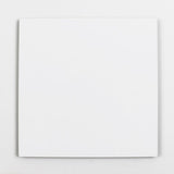 ChromaLuxe 8" Square 1/4" Sublimation MDF Wall Tile w/ Mount - Gloss White/Black Back - HeatPressNation