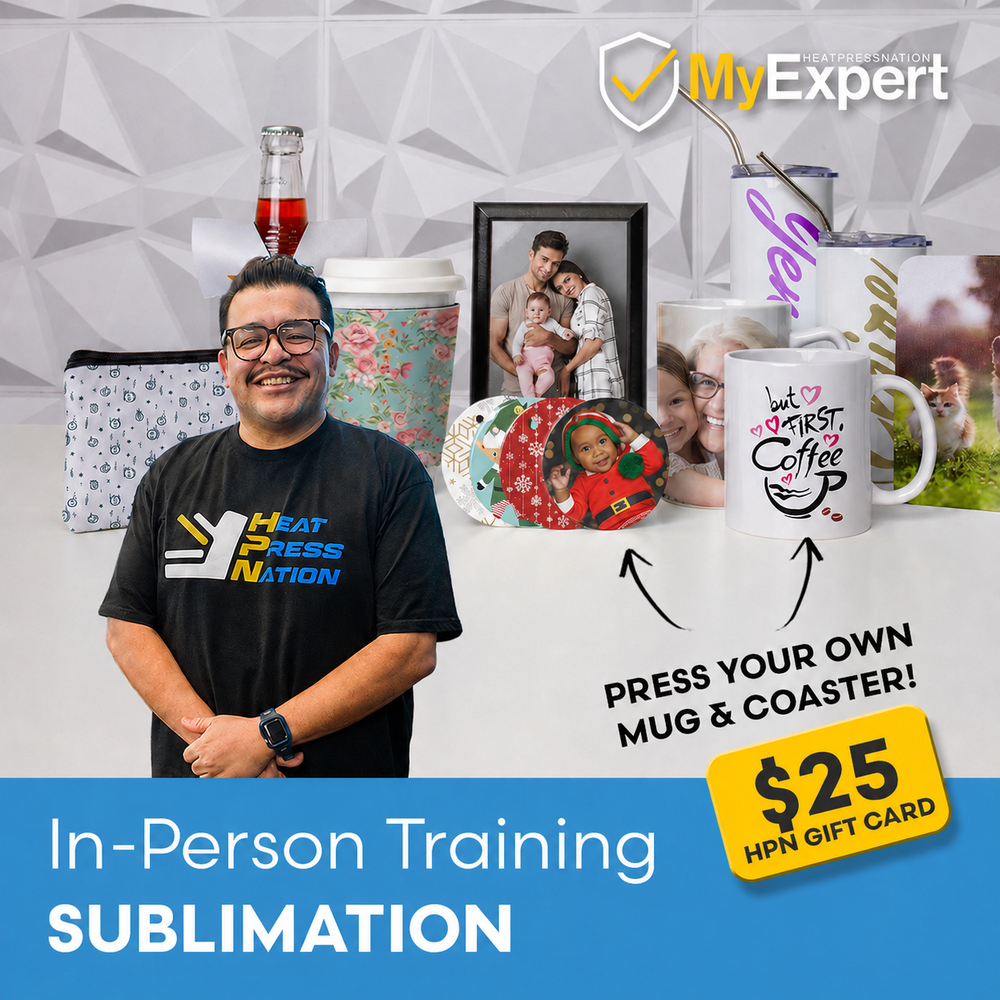 MyExpert In-Person Sublimation Workshop - JULY 24 - SoCal