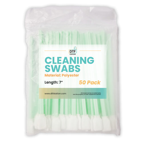 DTF Station 7" Polyester Cleaning Swabs - 50 Pack