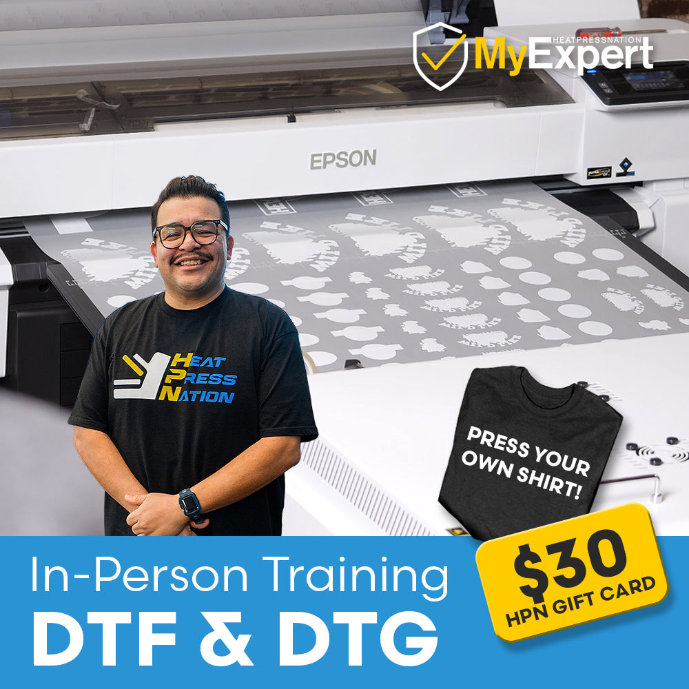 MyExpert In-Person DTF & DTG Workshop - JUNE 26 - SoCal