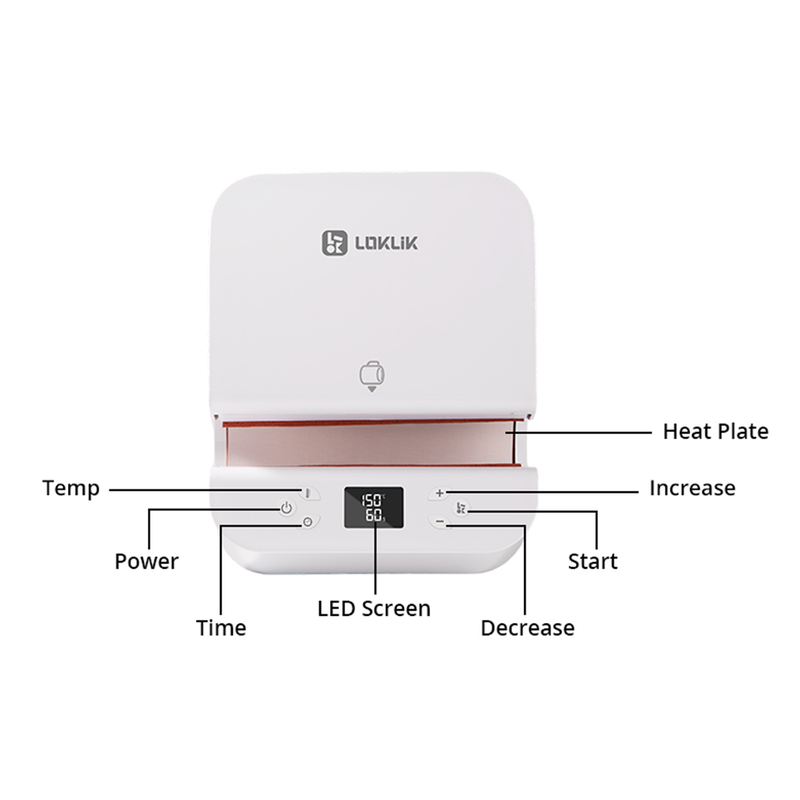 LOKLiK by HTVRont ImPress Auto 15" x 15" Heat Press, Auto Tumbler Press, Cap Press, & Sawgrass Sublimation Printer Bundle