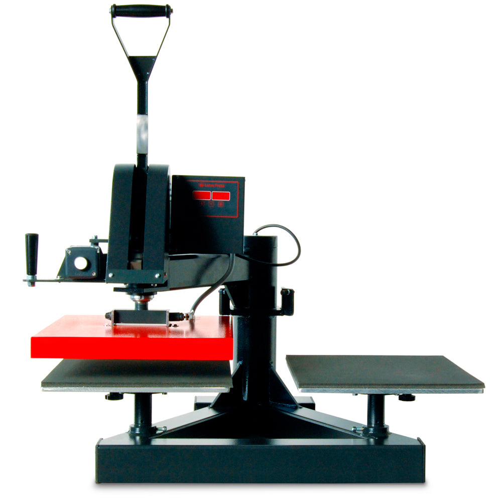 Lotus LTS 250 SA dual-platen semi-automatic heat press