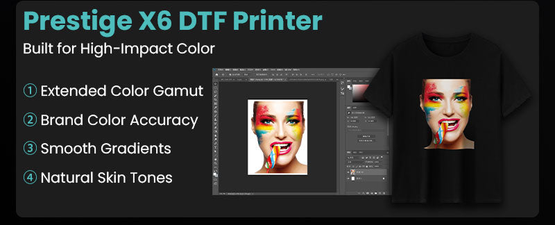 DTF Station Prestige X6 36" DTF Printer Bundle with Supplies and Seismo V36R
