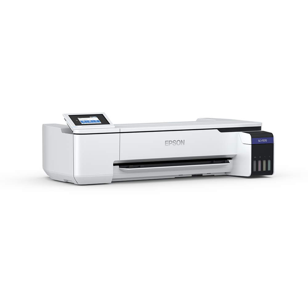 Epson SureColor F570 24" Pro Sublimation Printer 8 - in - 1 Mug Press and 16" x 20" Swing Away Press Bundle - HeatPressNation