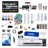 Epson SureColor F570 24" Desktop Dye-Sublimation Printer 2-in-1 Mug Press Bundle