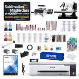 Epson SureColor F570 24" Desktop Dye-Sublimation Printer 8-in-1 Mug Press and 16" x 20" Swing Away Press Bundle