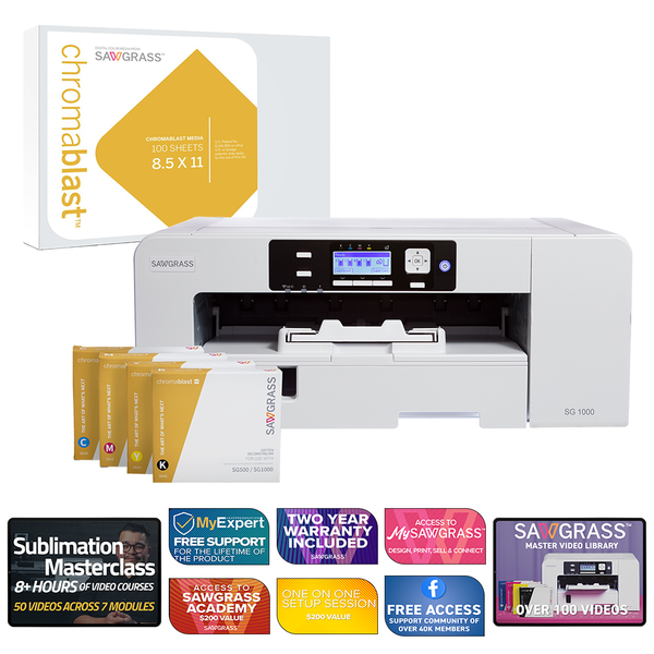 Sawgrass ChromaBlast Virtuoso SG1000 UHD Garment Decorating System For Cotton Fabric