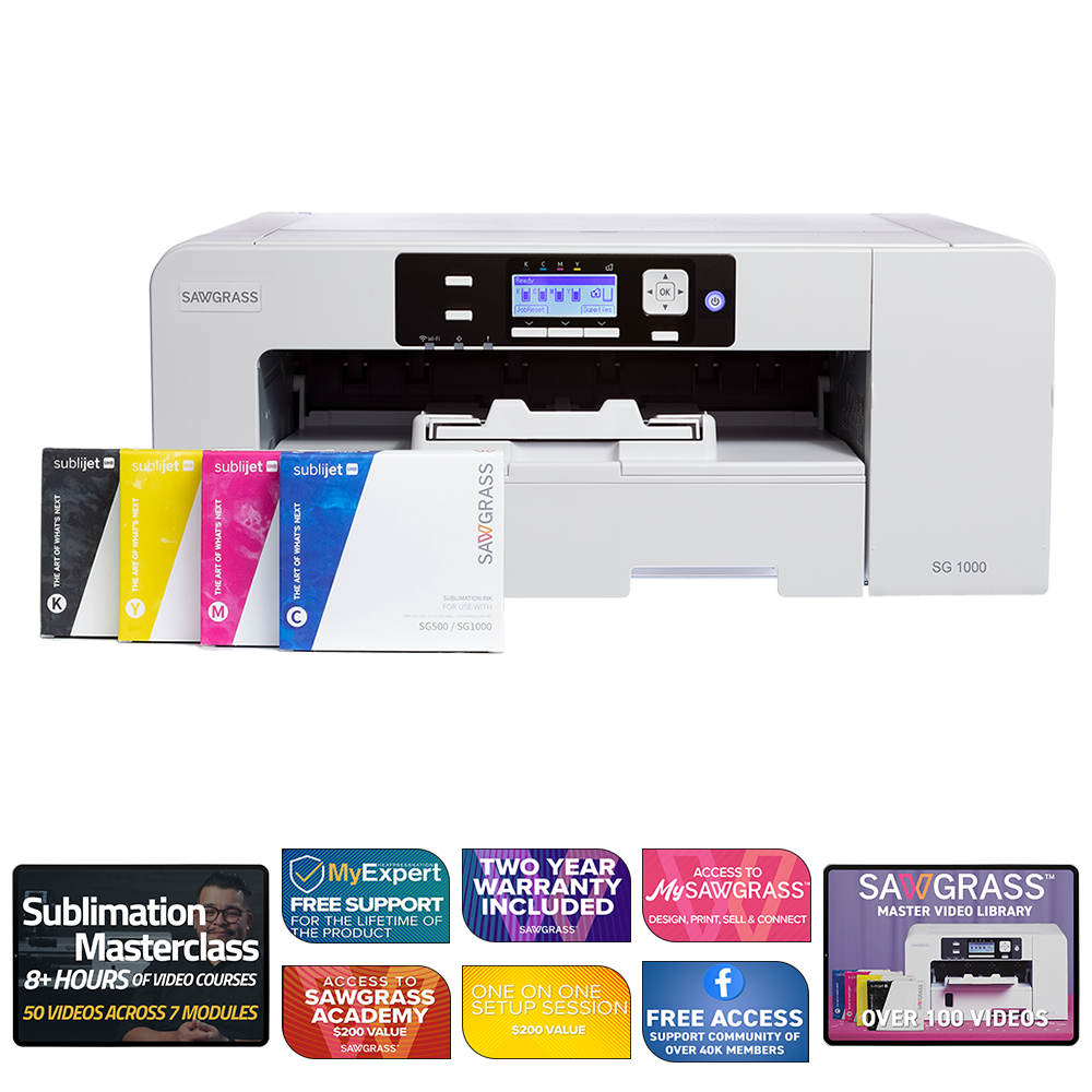 Sawgrass Virtuoso SG1000 Sublijet Sublimatieprinter Starter Kit 