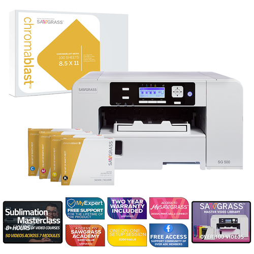 Sawgrass ChromaBlast Virtuoso SG500 UHD Garment Decorating System For Cotton Fabric