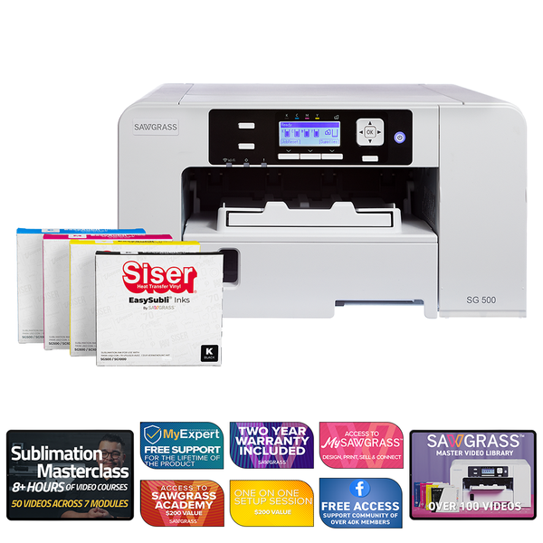 Sawgrass Virtuoso SG500 Complete Siser EasySubli Printer Kit