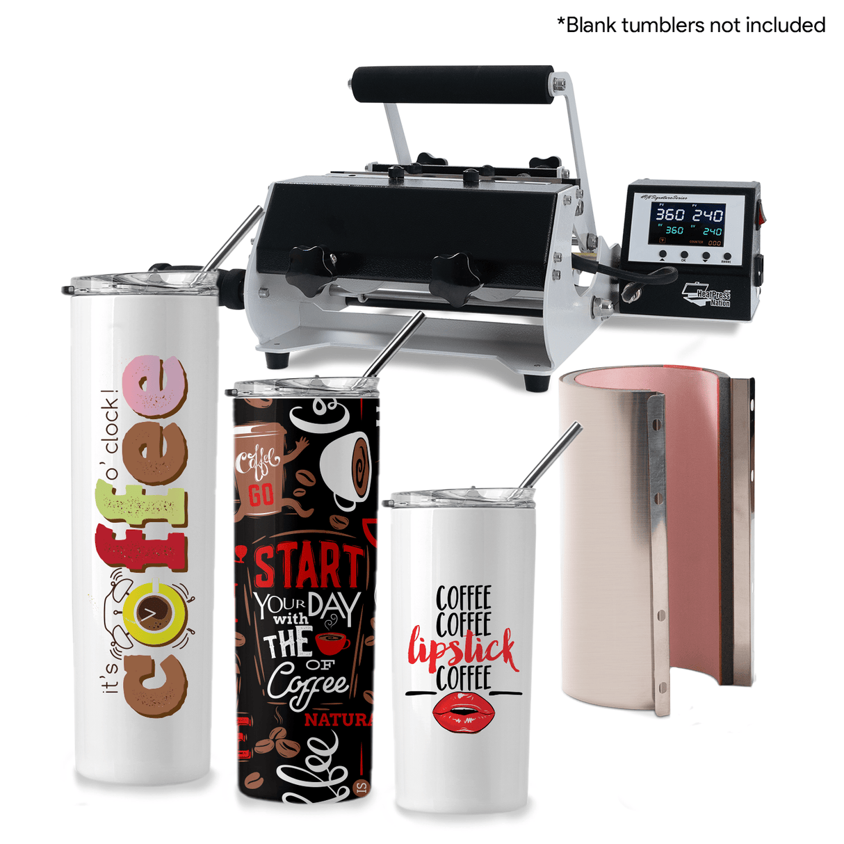 HPN Signature Series 3 - in - 1 Automated Sublimation Mug and Tumbler Press - HeatPressNation