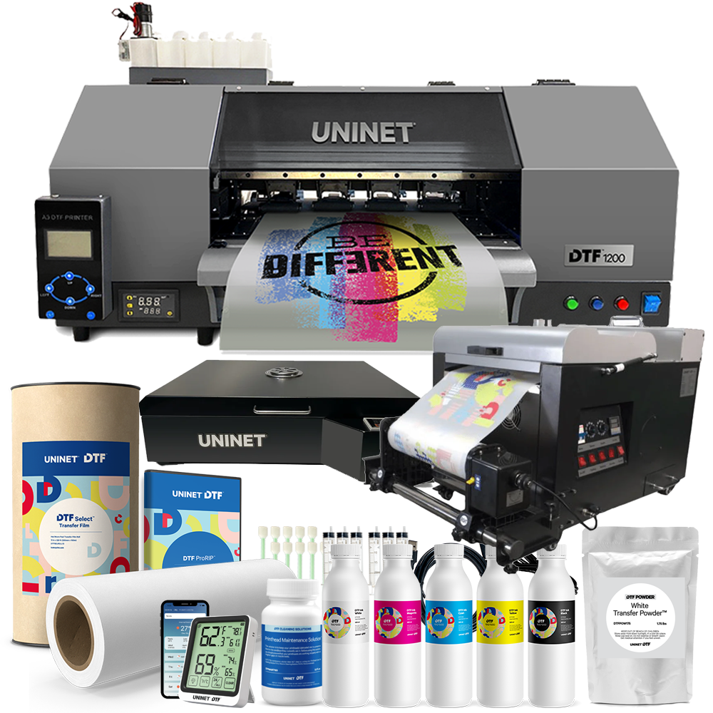 UNINET DTF 1200 13" Direct to Film Printer Shaker Oven Bundle