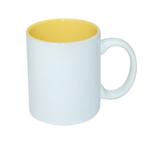 HPN SubliCraft Mug ECO 330 ml with yellow interior Sublimation Thermal Transfer