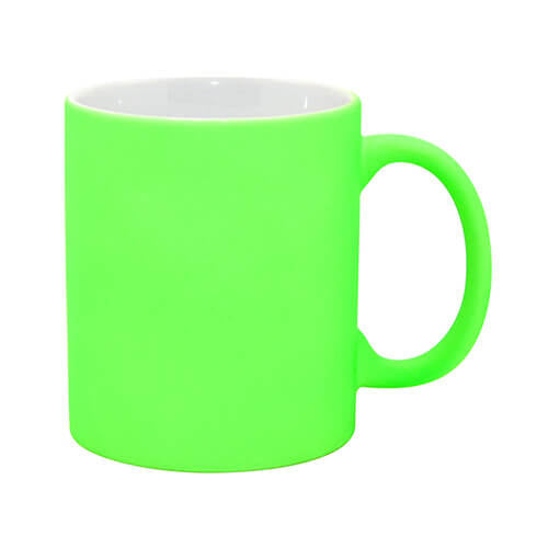 HPN SubliCraft Mug Fluo Color, green matte Sublimation Thermal Transfer