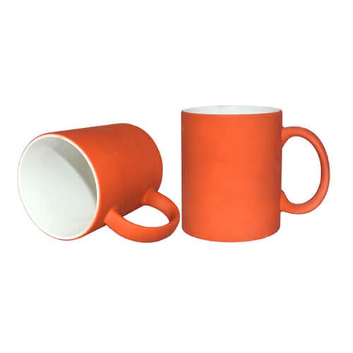 HPN SubliCraft Mug Fluo Color, orange matte Sublimation Thermal Transfer