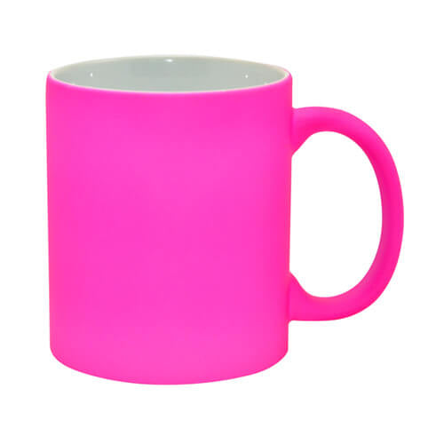 HPN SubliCraft Mug Fluo Color, pink matte Sublimation Thermal Transfer