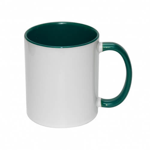 HPN SubliCraft Mug A+ 330 ml FUNNY dark green Sublimation Thermal Transfer