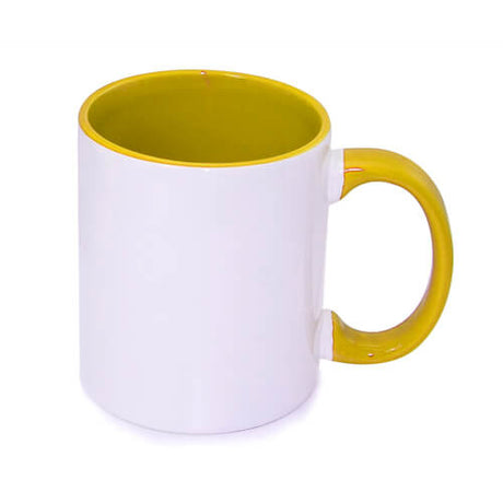 HPN SubliCraft Mug A+ 330 ml FUNNY golden yellow Sublimation Thermal Transfer