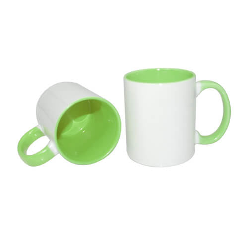HPN SubliCraft Mug A+ 330 ml FUNNY light green Sublimation Thermal Transfer