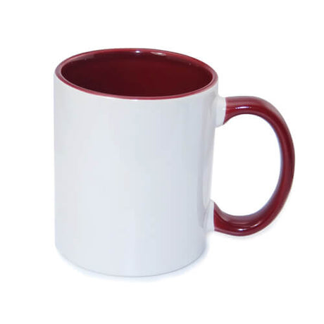 HPN SubliCraft Mug A+ 330 ml FUNNY maroon Sublimation Thermal Transfer