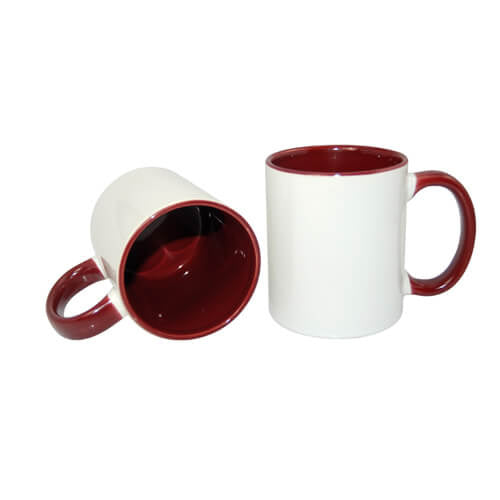 HPN SubliCraft Mug A+ 330 ml FUNNY maroon Sublimation Thermal Transfer