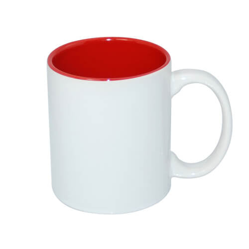 HPN SubliCraft Mug A+ 330 ml with red interior Sublimation Thermal Transfer