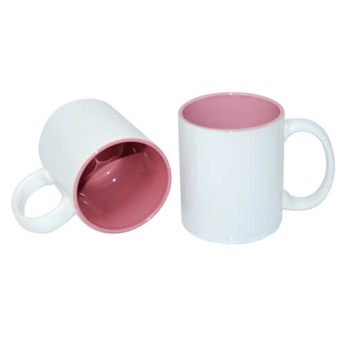 HPN SubliCraft Mug A+ 330ml with pink interior Sublimation Thermal Transfer