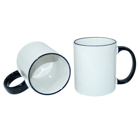 HPN SubliCraft Mug ECO 330 330 ml with black handle Sublimation Thermal Transfer