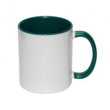 HPN SubliCraft Mug ECO 330 ml FUNNY dark green Sublimation Thermal Transfer