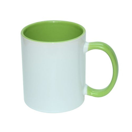 HPN SubliCraft Mug ECO 330 ml FUNNY light green Sublimation Thermal Transfer