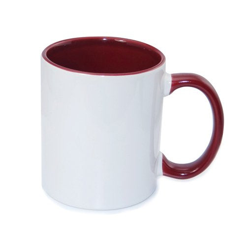 HPN SubliCraft Mug ECO 330 ml FUNNY maroon Sublimation Thermal Transfer