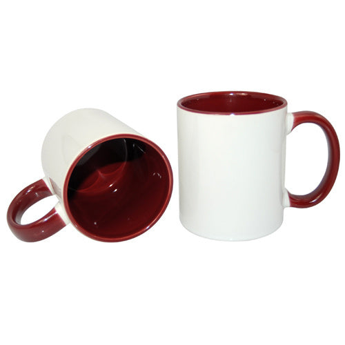 HPN SubliCraft Mug ECO 330 ml FUNNY maroon Sublimation Thermal Transfer