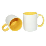 HPN SubliCraft Mug ECO 330 ml FUNNY yellow Sublimation Thermal Transfer