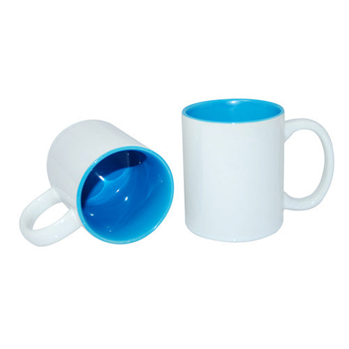 HPN SubliCraft Mug ECO 330 ml with light blue interior Sublimation Thermal Transfer