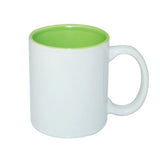HPN SubliCraft Mug ECO 330 ml with light green interior Sublimation Thermal Transfer