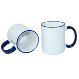 HPN SubliCraft Mug ECO 330 ml with navy blue handle Sublimation Thermal Transfer